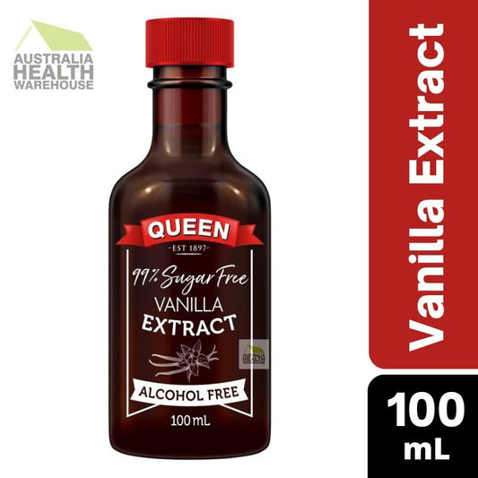 [Expiry: 09/2028] Queen Vanilla Extract 99% Sugar Free & Alcohol Free 100mL