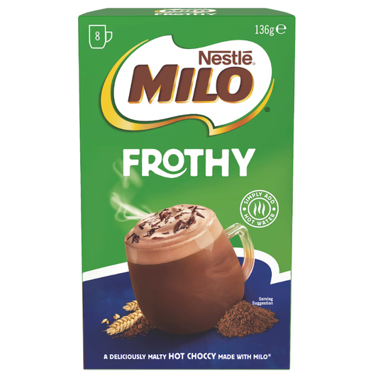 [Expiry Date: 28/02/2027] Milo Frothy Hot Choccy 8 Sachets 136g