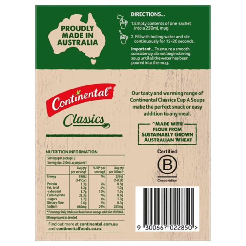 [Expiry: 27/02/2028] Continental Cup A Soup Asian Laksa Serves 2
