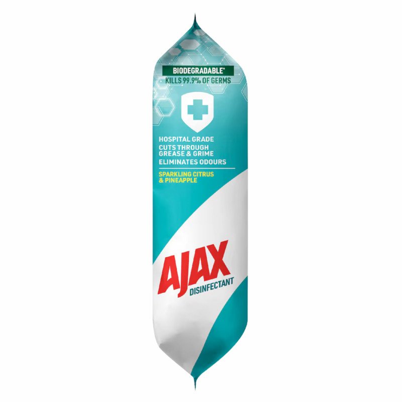[Expiry Date: 23/11/2027] Ajax Disinfectant Hospital Grade Sparkling Citrus & Pineapple 110 Wipes