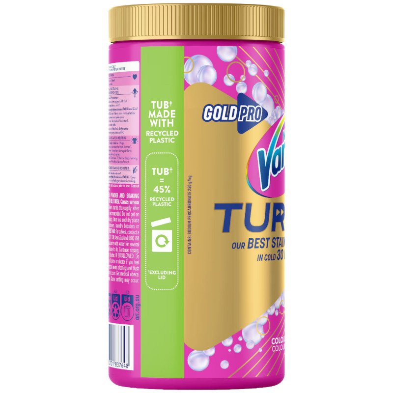 [Expiry Date: 12/2027] Vanish Gold Pro Turbo Stain Remover Powder 2kg