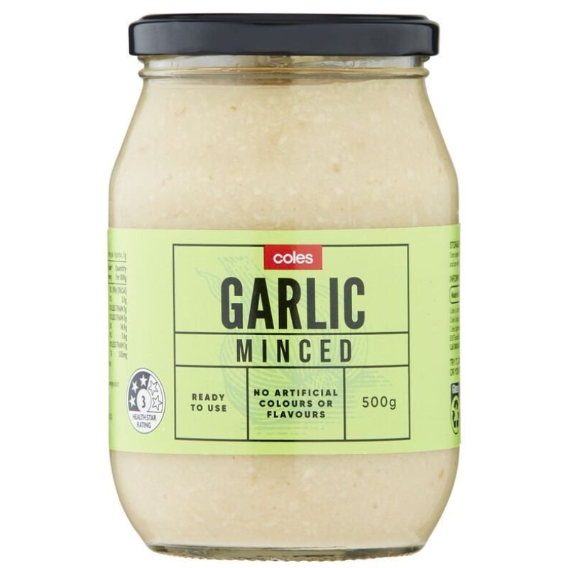 [Expiry:23/06/2027] Coles Minced Garlic 500g