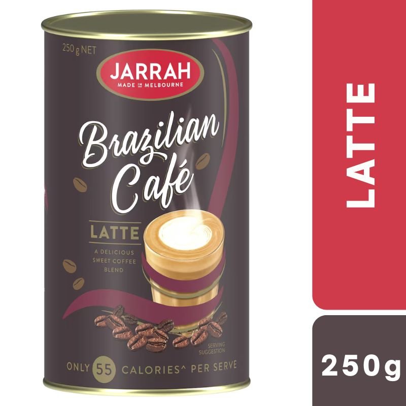 [Expiry Date: 05/11/2027] Jarrah Brazilian Café Latte Instant Coffee 250g