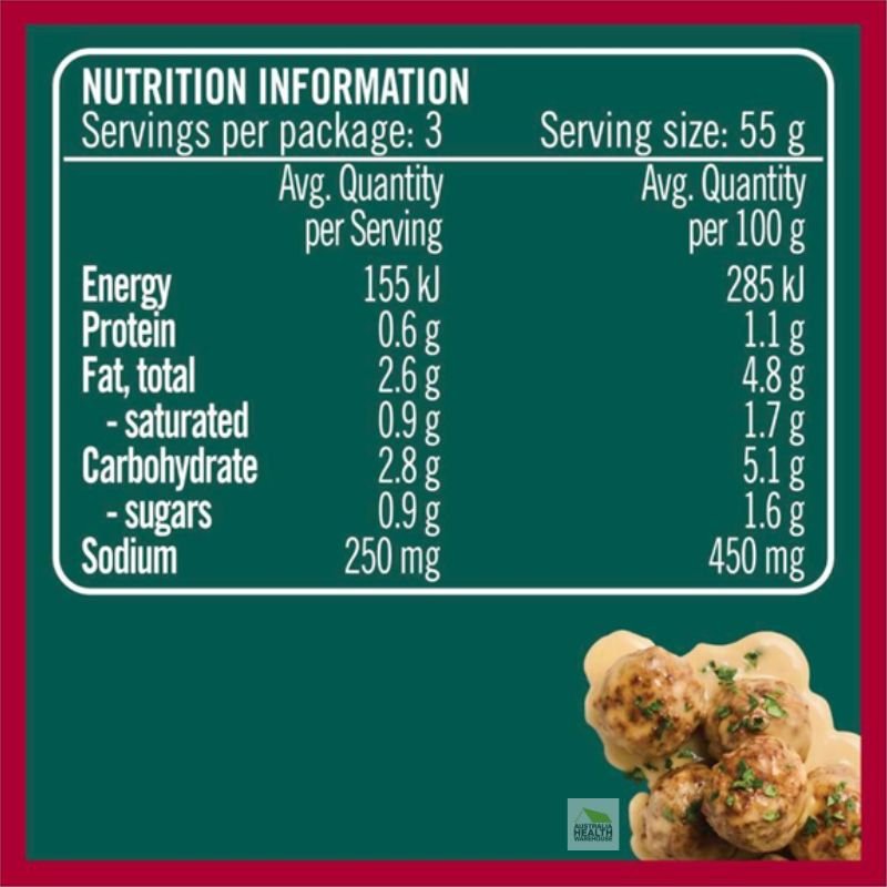 [Expiry: 14/05/2027] Gravox Best Ever Swedish Meatballs Style Gravy 165g