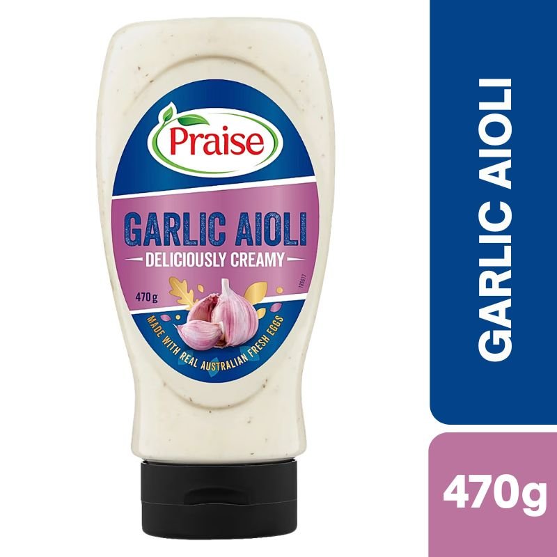 [Expiry Date: 13/11/2026] Praise Garlic Aioli 470g