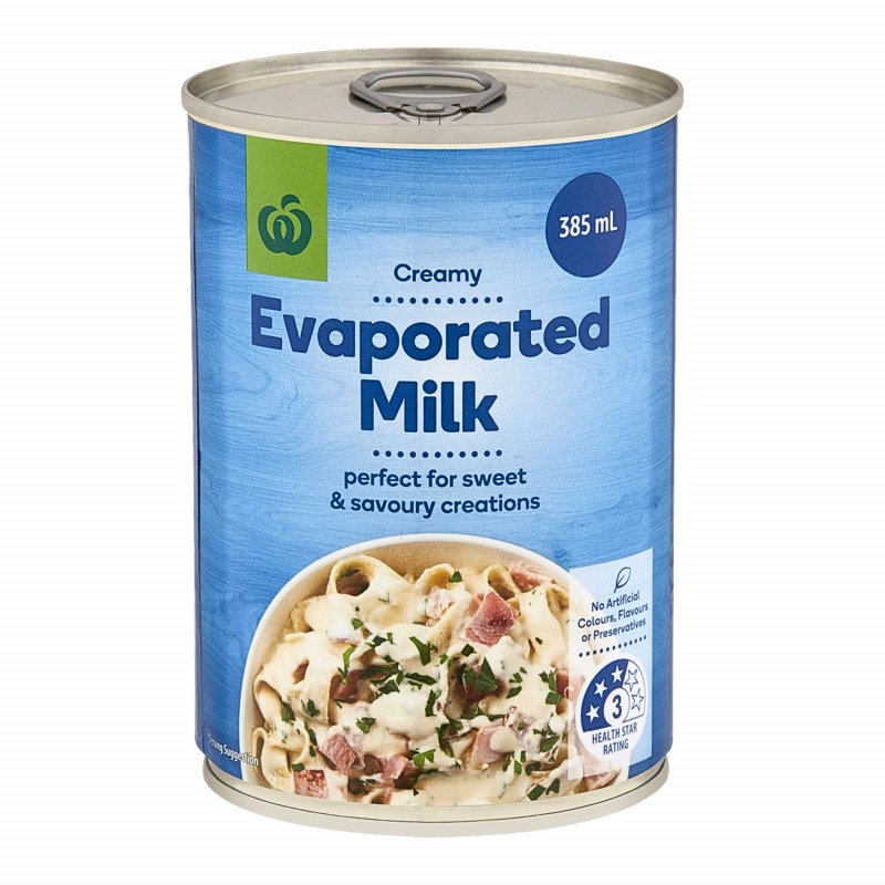 [Expiry Date: 07/10/2026] Woolworths Evaporated Milk 385mL