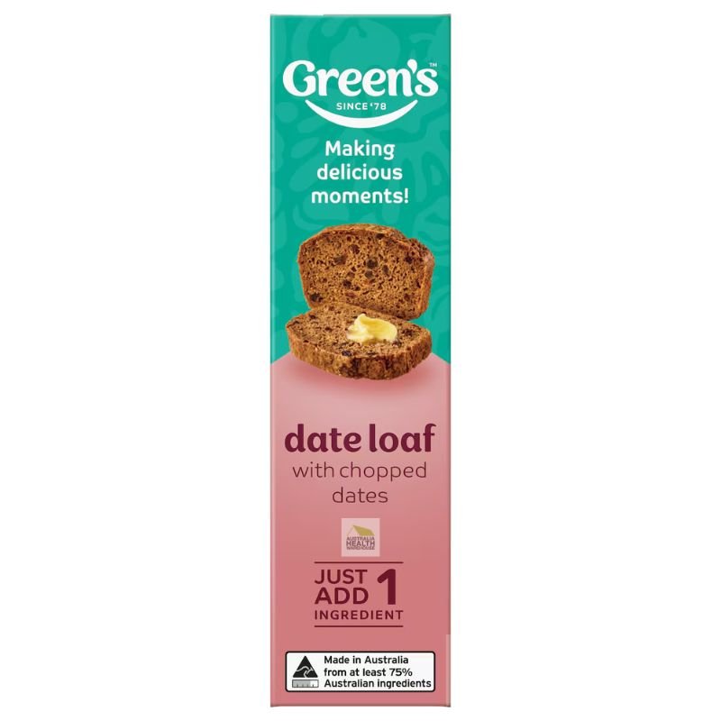 Green's Date Loaf Mix 415g