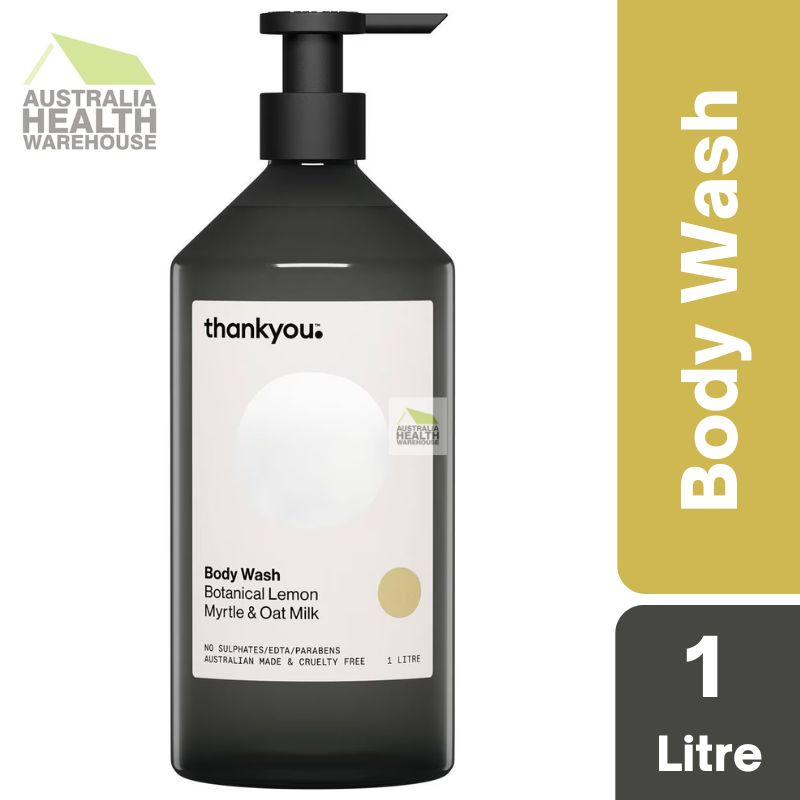 [DAMAGE BOTTLE] Thankyou Botanical Lemon Myrtle & Oat Milk Body Wash 1 Litre