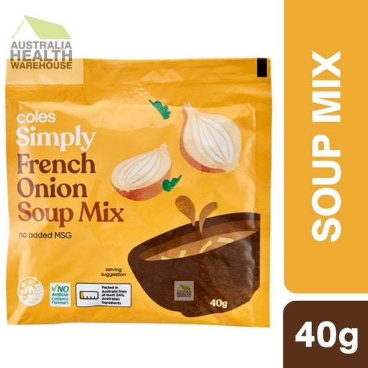 Coles Simply French Onion Soup Mix 40g