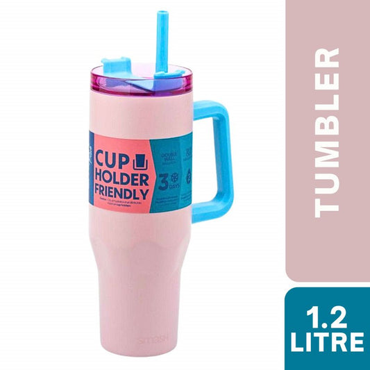 Smash Blue Mega Tumbler 1.2 Litre (pink)