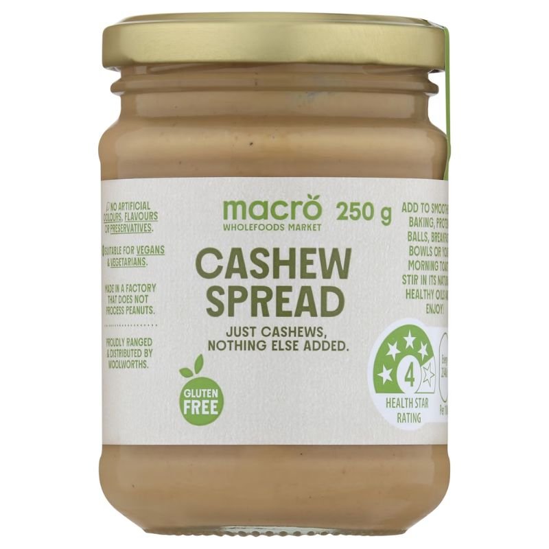 [Expiry Date: 16/02/2027] Woolworths Macro Cashew Spread 250g