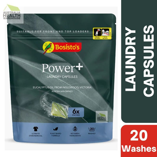 Bosisto's Power+ Laundry Capsules 20 Washes