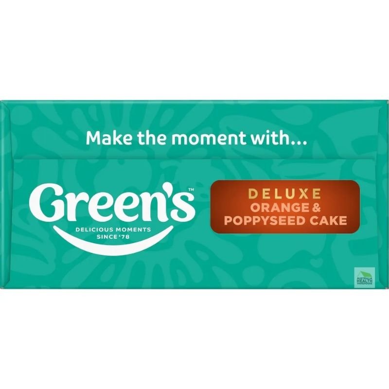 Green's Deluxe Orange & Poppyseed Cake Mix 580g