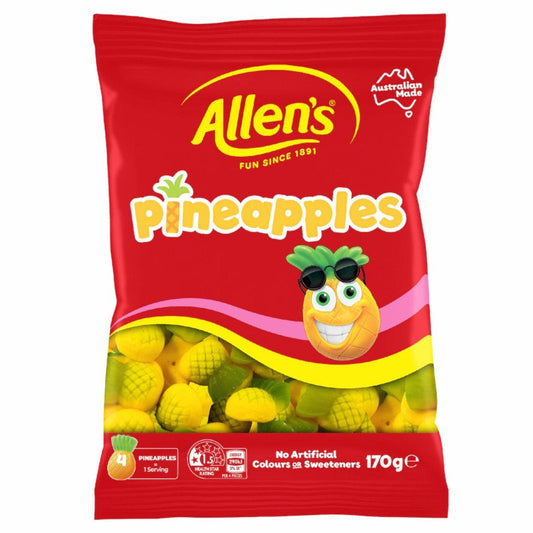 [Expiry: 04/2027] Allen's Pineapples Lollies 170g