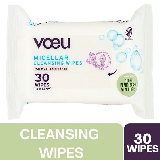 [Expiry Date: 14/01/2028] Voeu Micellar Cleansing 30 Wipes