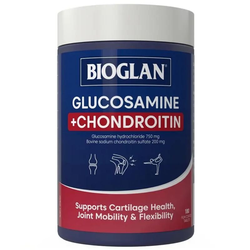 [Expiry: ] Bioglan Glucosamine + Chondroitin 180 Tablets