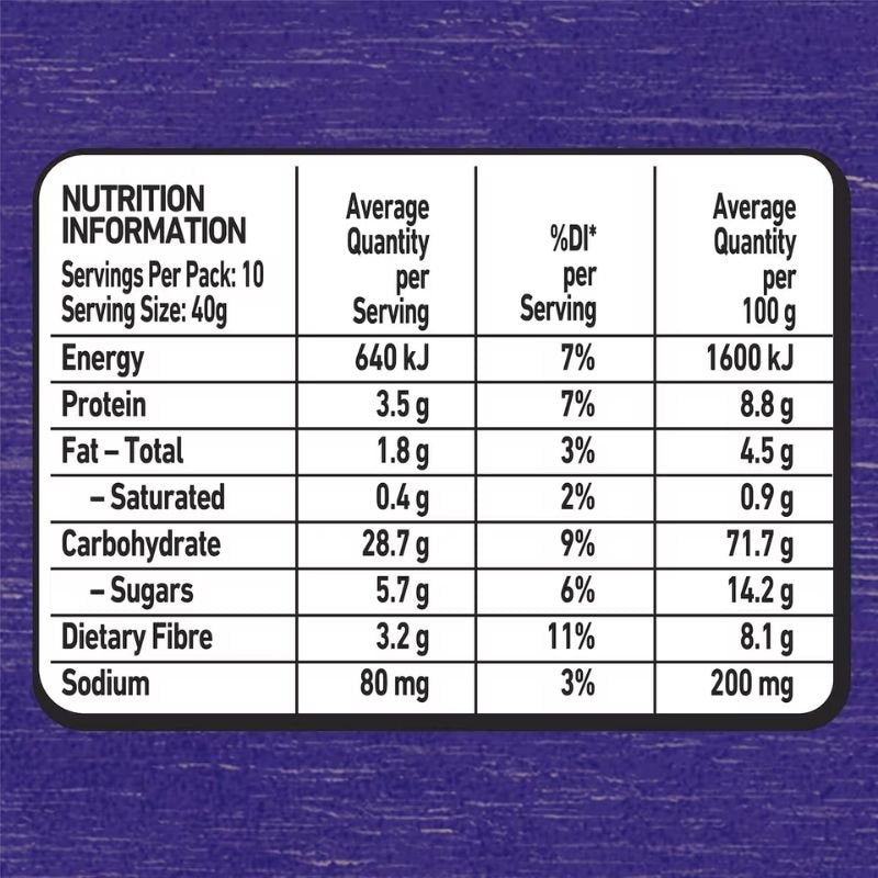 [CLEARANCE Expiry Date: 07/11/2026] Uncle Tobys Cereal Plus Iron 410g