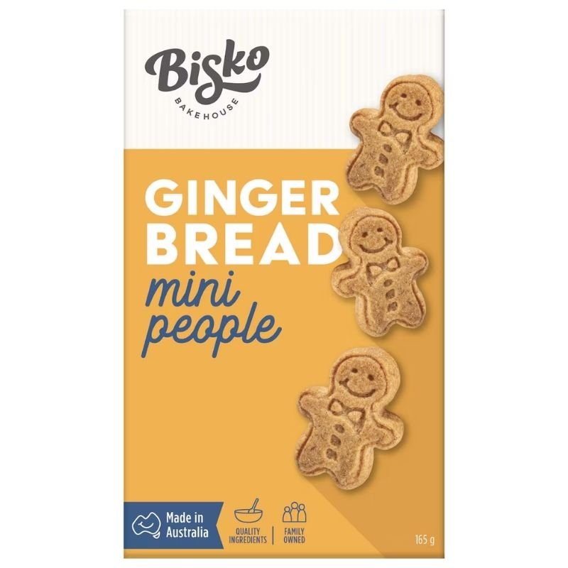 [Expiry Date: 03/11/2027] Bisko Bakehouse Gingerbread Mini People 165g
