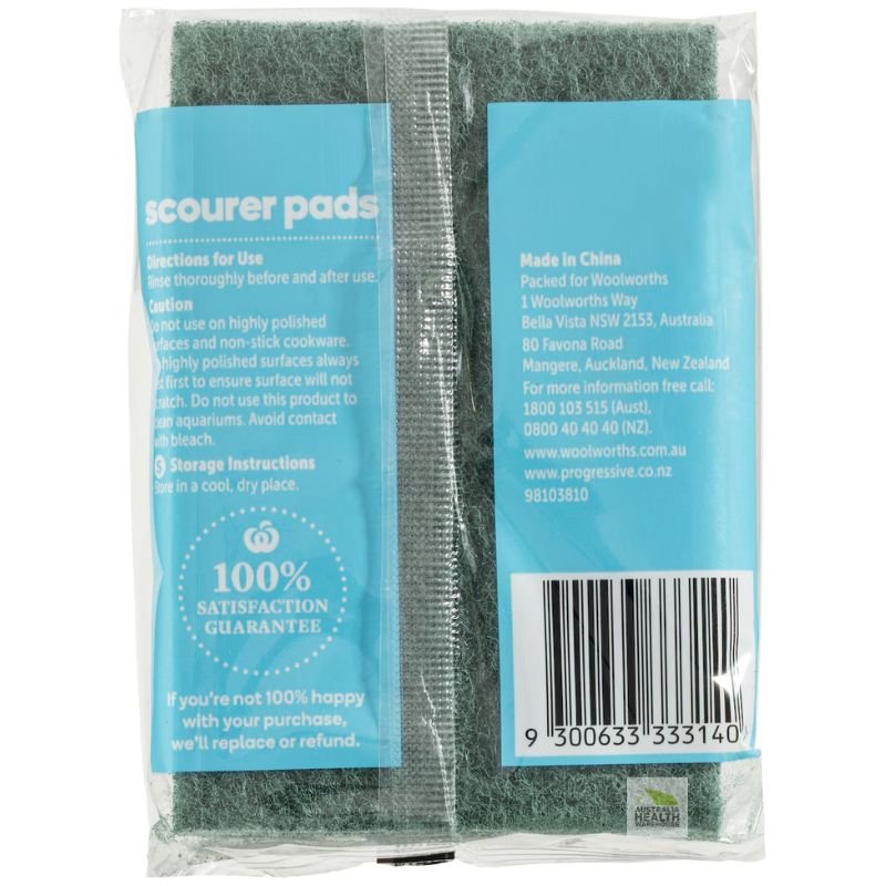 Woolworths Scourer Pads Heavy Duty 6