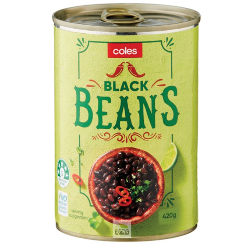 Coles Black Beans 420g
