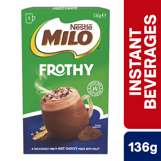 [Expiry Date: 28/02/2027] Milo Frothy Hot Choccy 8 Sachets 136g