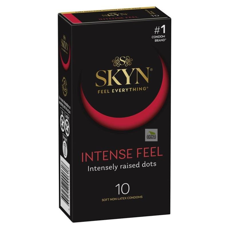 [Expiry: 06/2028] SKYN Intense Feel Condoms 10 Pack