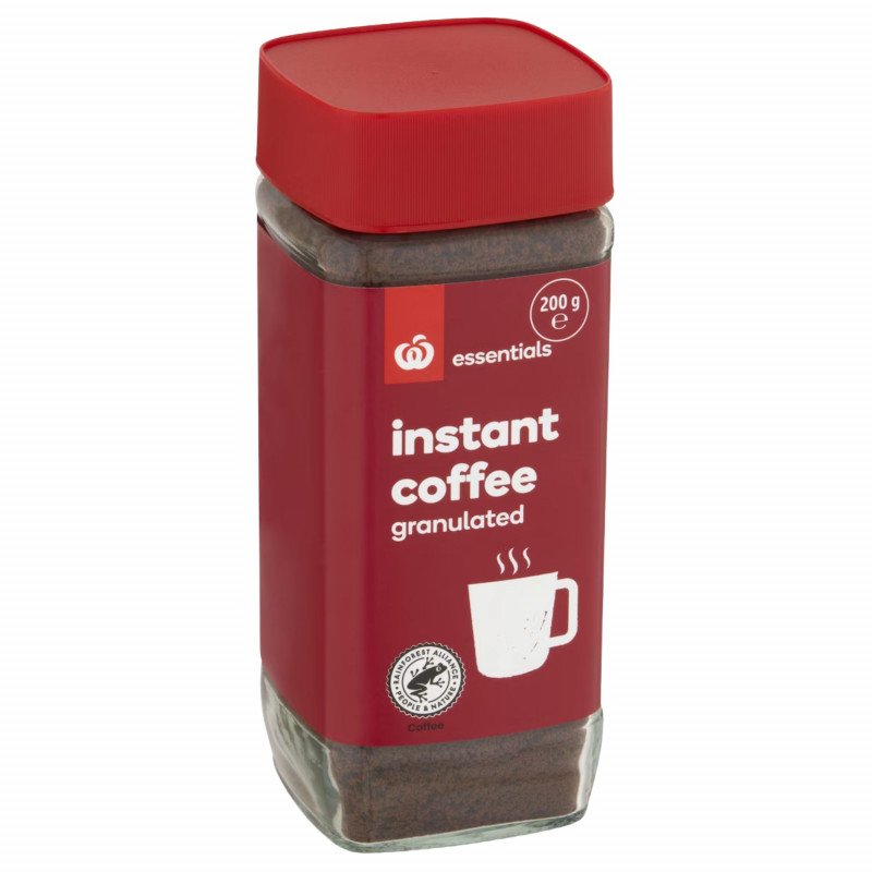 [Expiry Date: 06/06/2027] Woolworths Essentials Instant Coffee Granulated 200g