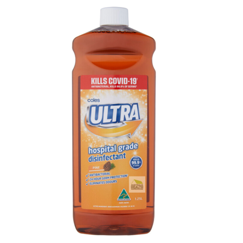Coles Ultra Hospital Grade Disinfectant Pine 1.25 Litre