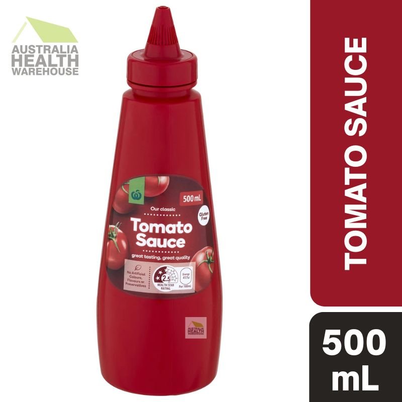 [Expiry: 04/11/2026] Woolworths Tomato Sauce 500mL