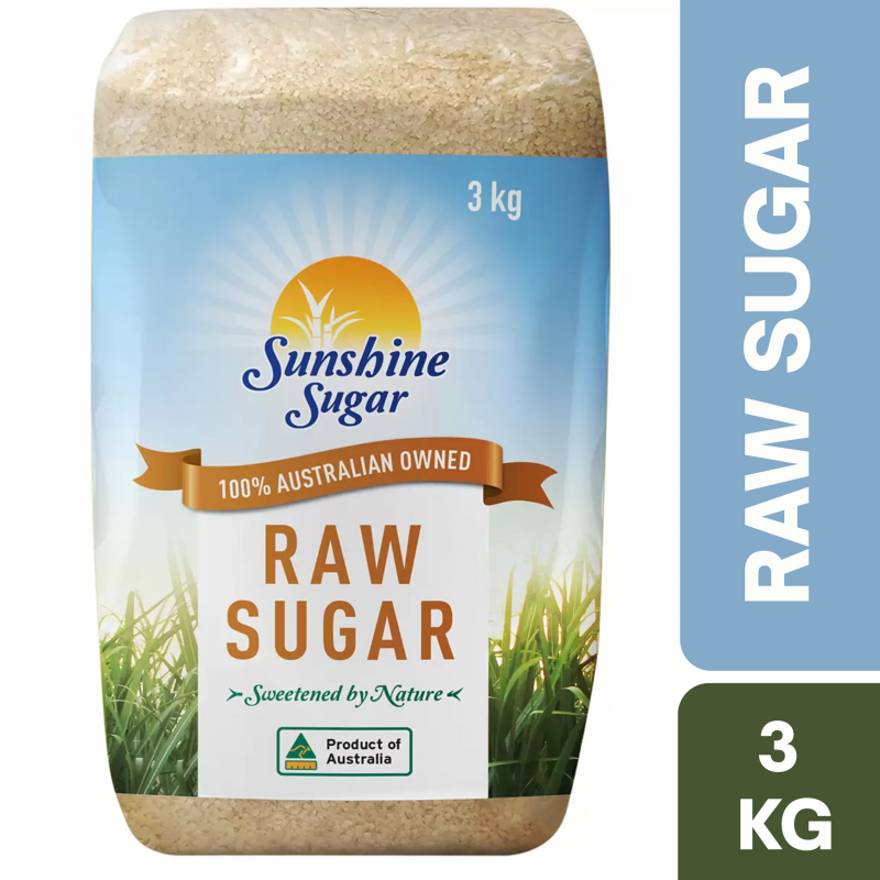 Sunshine Sugar Raw Sugar 3kg