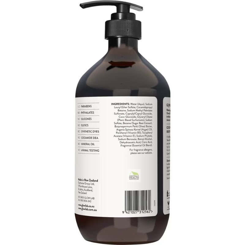 [DAMAGE BOTTLE Expiry: 01/2027] Glow Lab Coconut & Sandalwood Body Wash 900mL