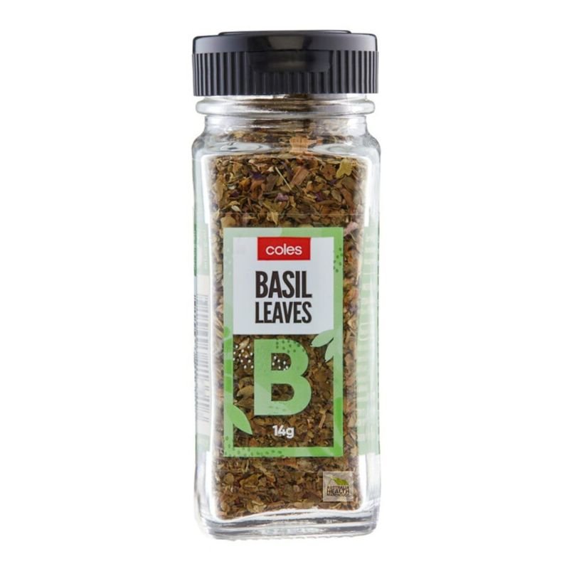 [Expiry: 07/12/2026] Coles Basil Leaves 14g