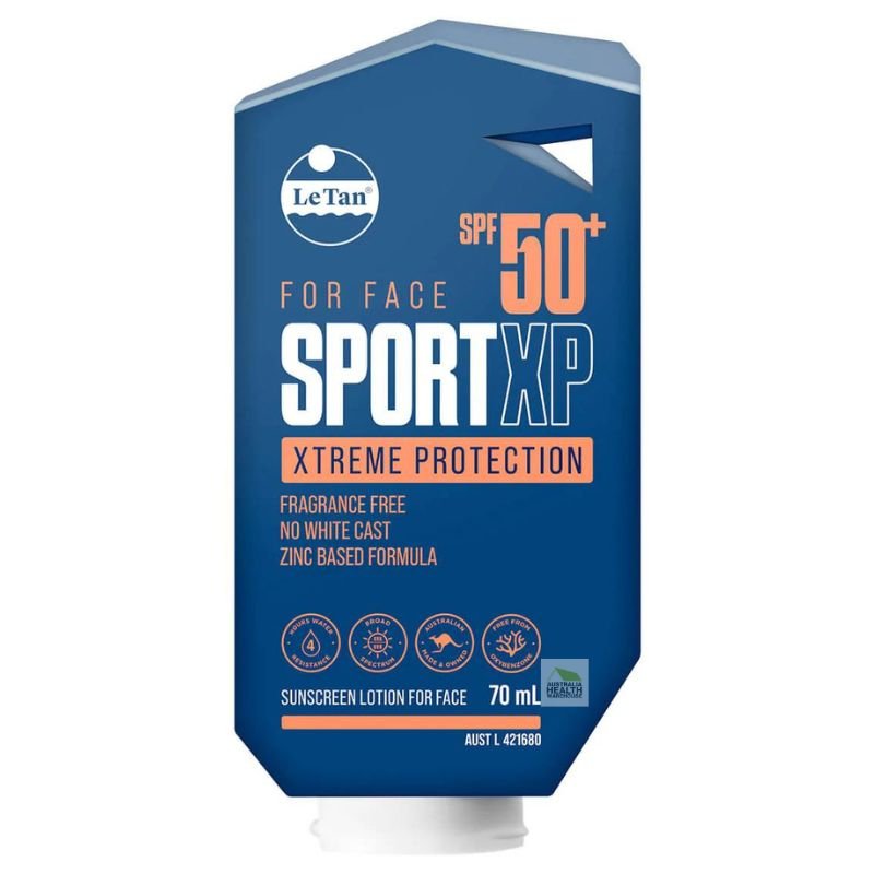 [Expiry: 05/2027] Le Tan SPF50+ For Face Sport XP Xtreme Protection Sunscreen 70mL