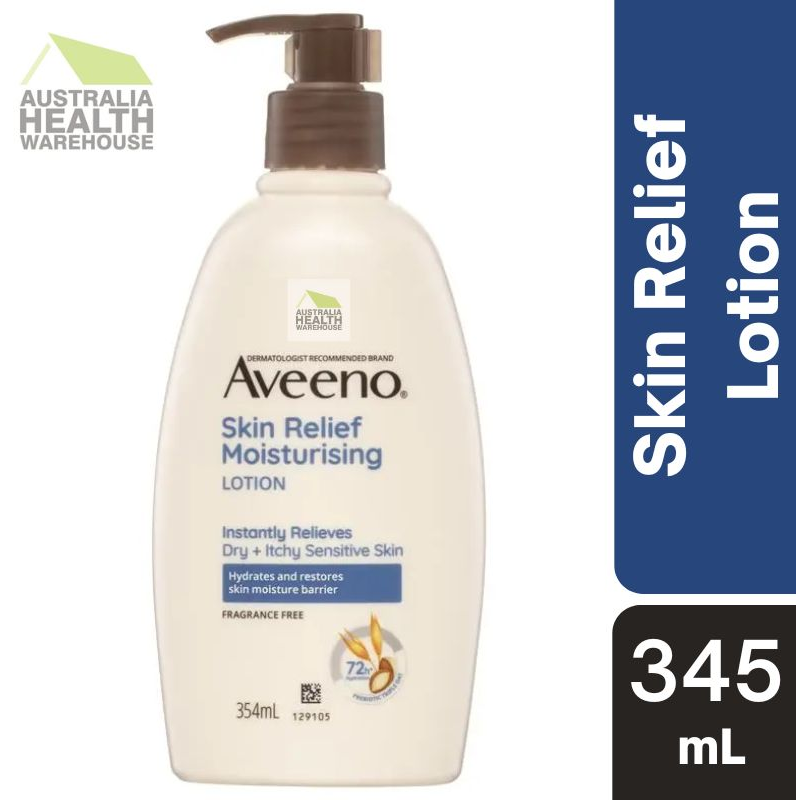 Aveeno Skin Relief Fragrance Free Moisturising Body Lotion 354mL