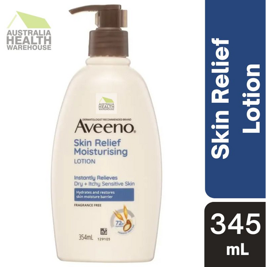 Aveeno Skin Relief Fragrance Free Moisturising Body Lotion 354mL