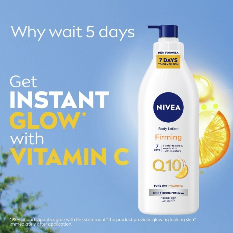 Nivea Body Lotion Firming Q10 + Vitamin C - Normal Skin 400mL