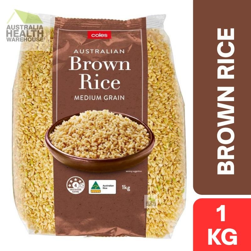 [Expiry Date: 25/08/2026]  Coles Brown Rice 1 kg
