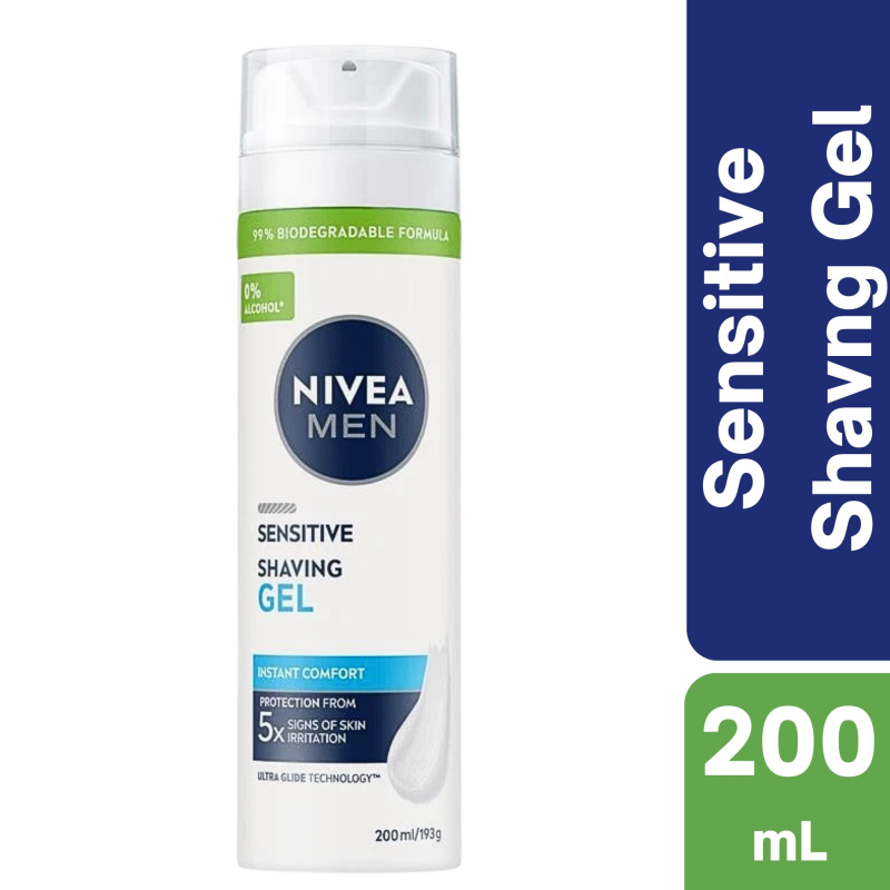 Nivea Men Sensitive Shaving Gel 200mL