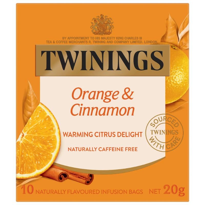 [Expiry Date: 29/09/2028] Twinings Orange & Cinnamon Tea Bags 10 pack