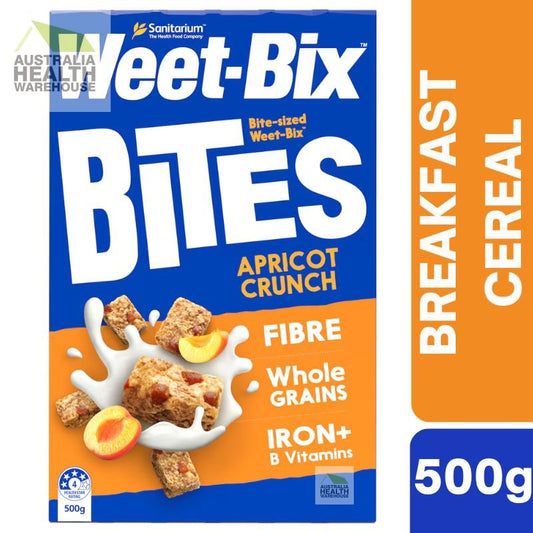 [Expiry: 03/09/2026] Sanitarium Weet-Bix Bites Apricot Breakfast Cereal 500g