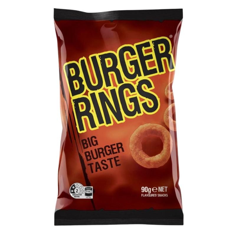 [Expiry Date: 11/10/2026] Burger Rings Snack 90g