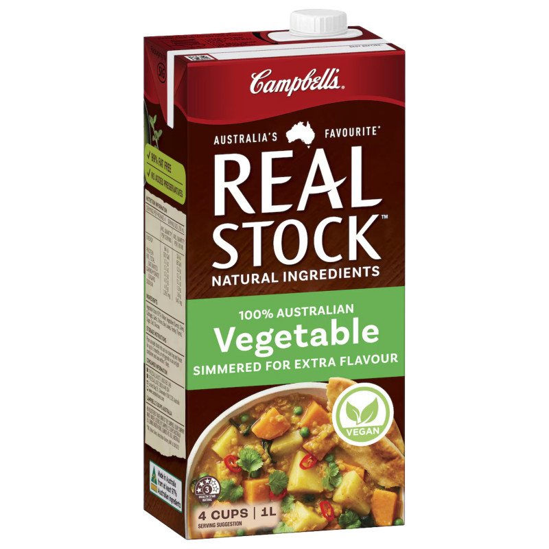 [Expiry Date: 06/05/2027] Campbell's Real Stock Vegetable 1Litre