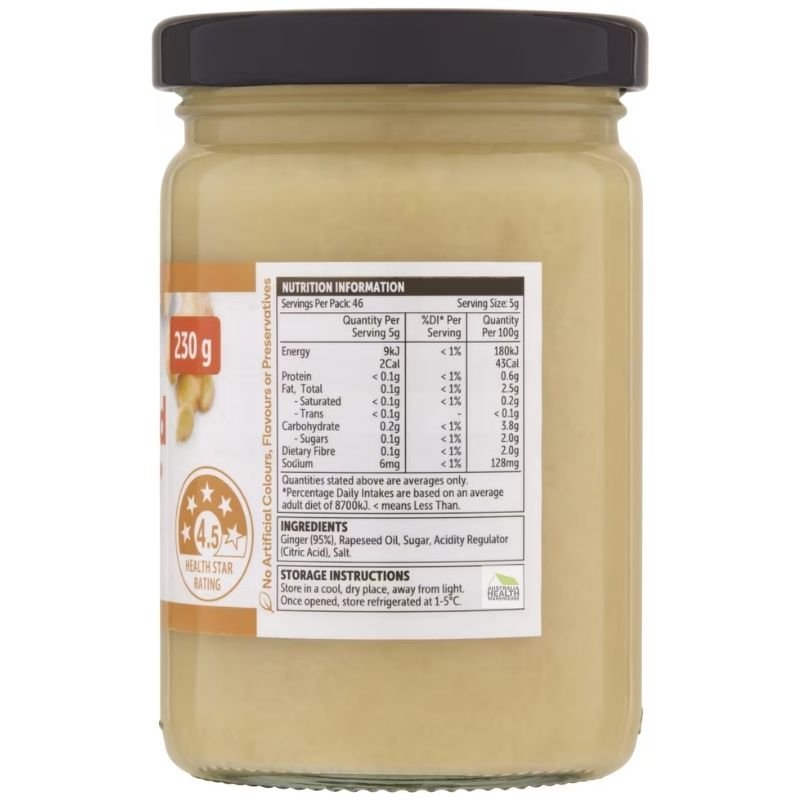 [Expiry Date: 16/04/2027] Woolworths Crushed Ginger 230g |Oz Mart
