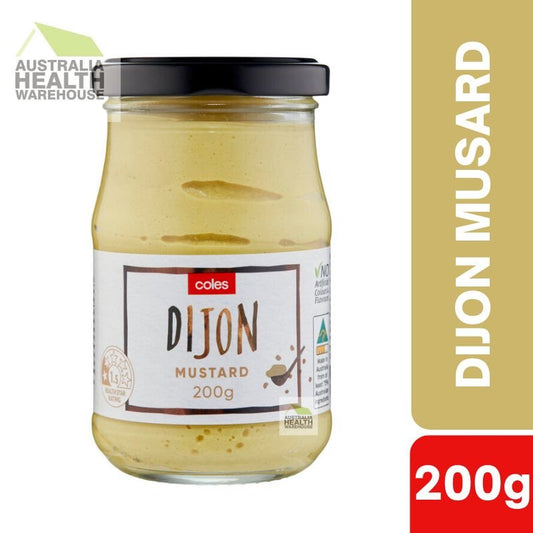 [Expiry: 23/01/2027] Coles Dijon Mustard 200g