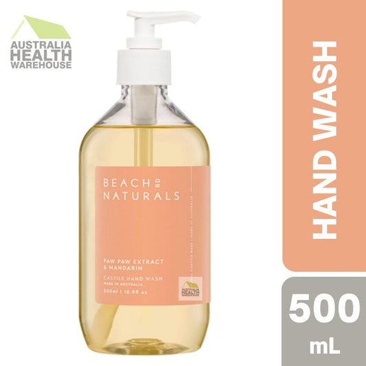Beach Rd. Naturals Paw Paw Extract & Mandarin Hand Wash 500mL