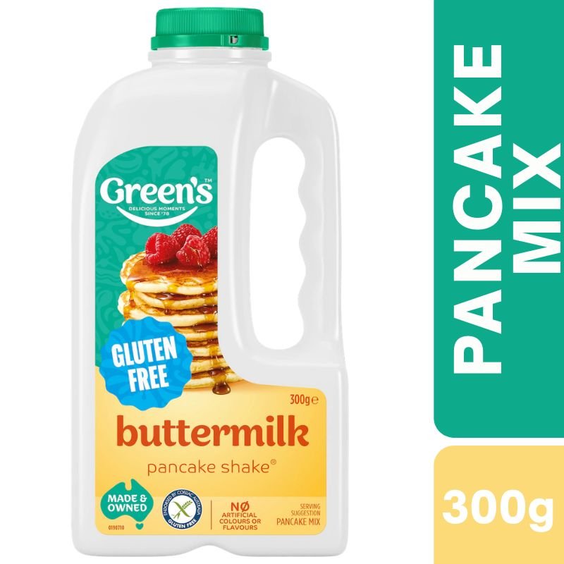 [Expiry Date: 16/02/2027] Green's Gluten Free Buttermilk Pancake Shake Mix 300g
