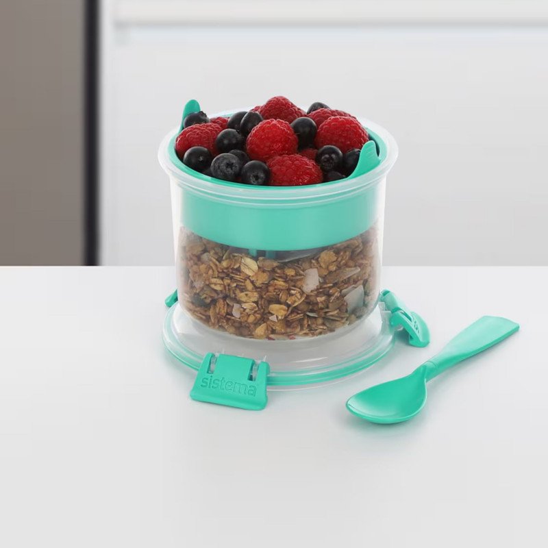 Sistema To Go Breakfast Food Container 530mL (Green)