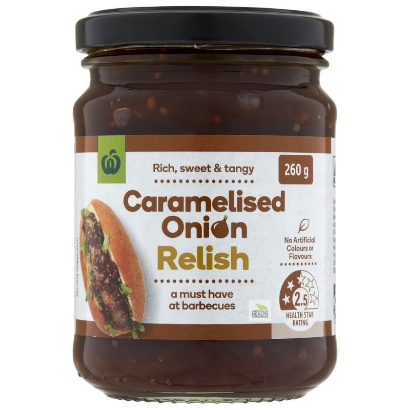 [Expiry Date: 19/01/2028] Woolworths Caramelised Onion Relish 260g|Oz Mart