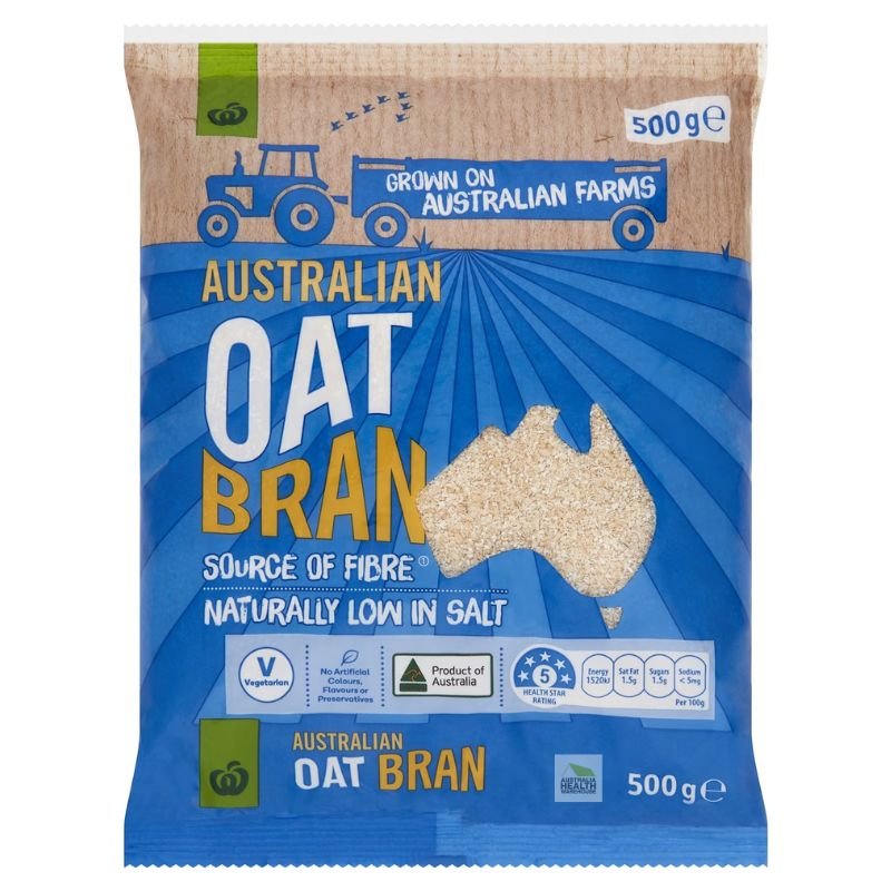 [Expiry: 22/01/2027] Woolworths Australian Oat Bran 500g