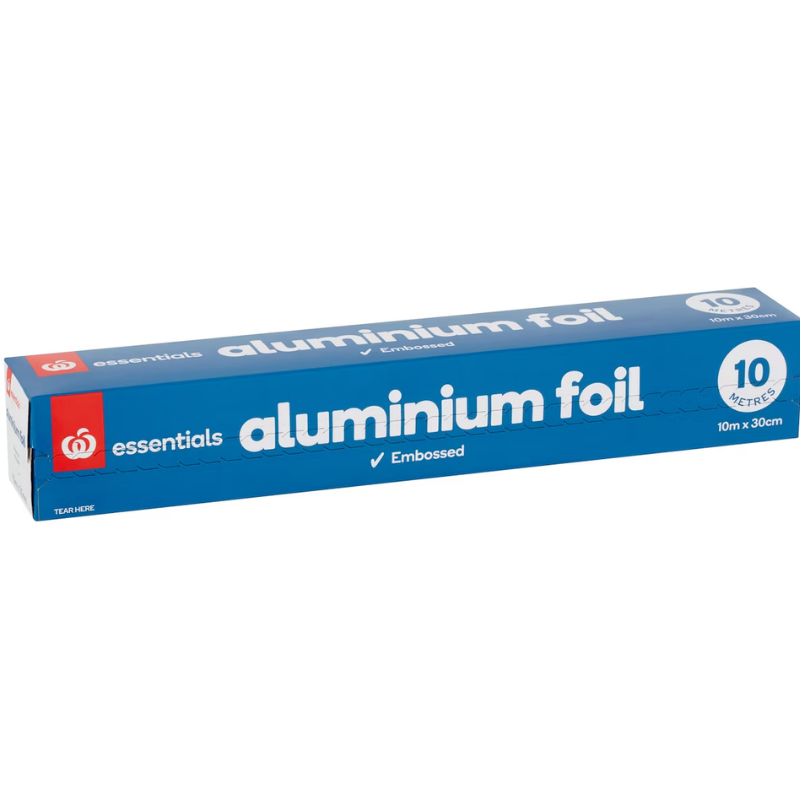 Woolworths Essentials Aluminium Foil 10 Metres